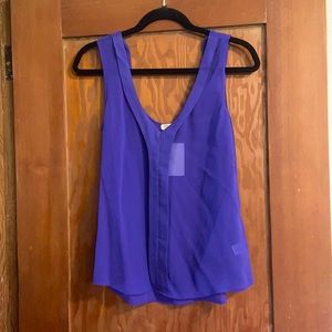 AG sheer sleeveless blouse NWT